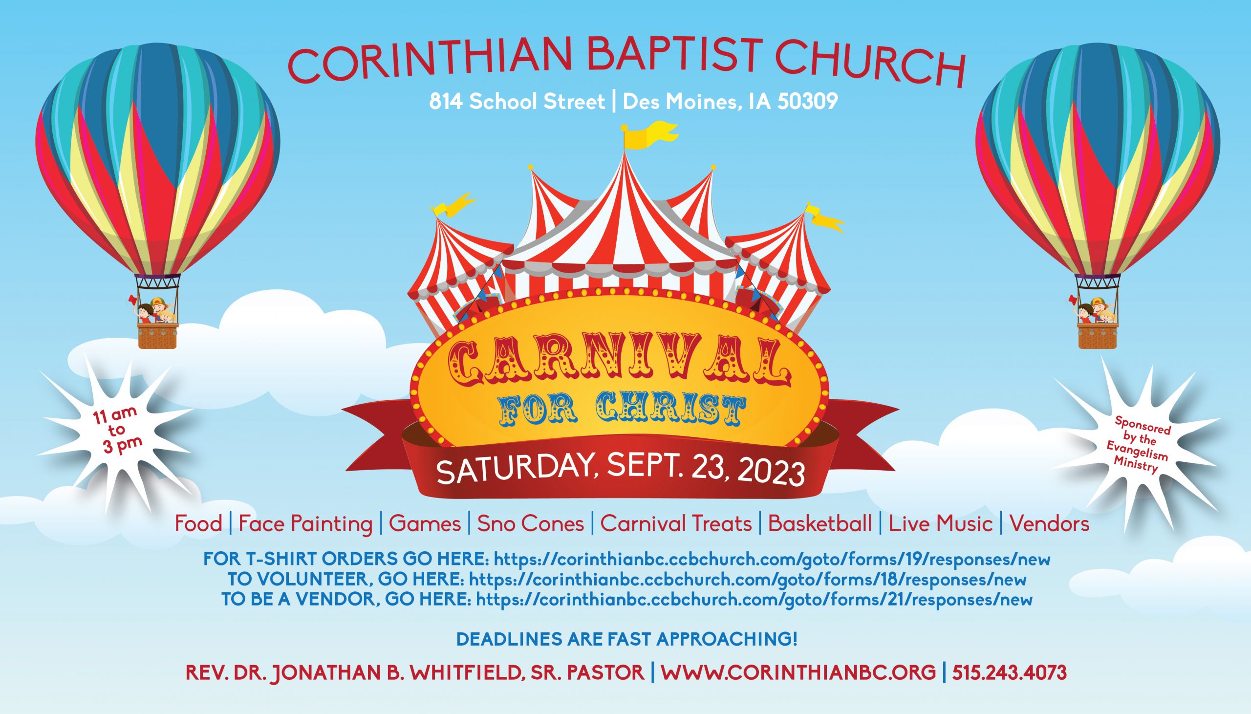 Carnival for Christ - Corinthian Baptist Church